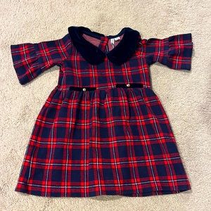 Janie and Jack 2T bell sleeve Christmas dress